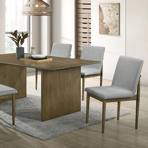 ST GALLEN Dining Table, Natural Tone/Light Gray - Marjories Furniture (Las Vegas, NV)