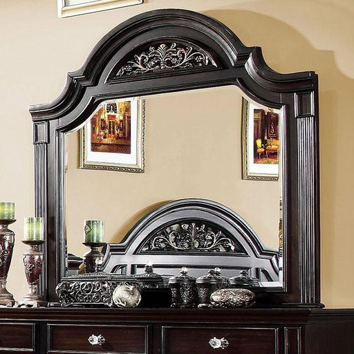 Syracuse Dark Walnut Mirror - Marjories Furniture (Las Vegas, NV)