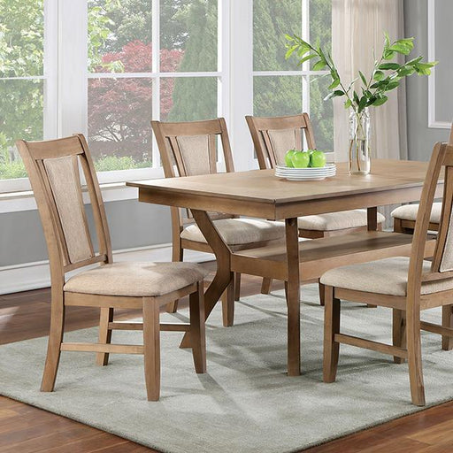 UPMINSTER Dining Table, Natural Tone - Marjories Furniture (Las Vegas, NV)