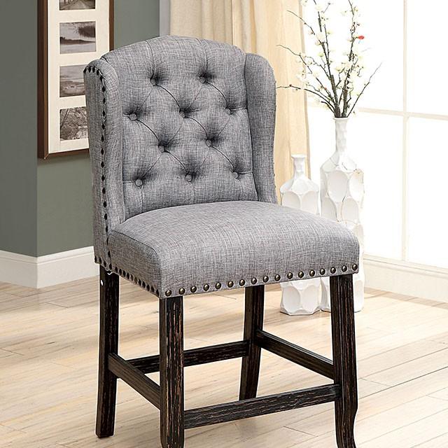 SANIA Counter Ht. Wingback Chair (2/CTN) - Marjories Furniture (Las Vegas, NV)