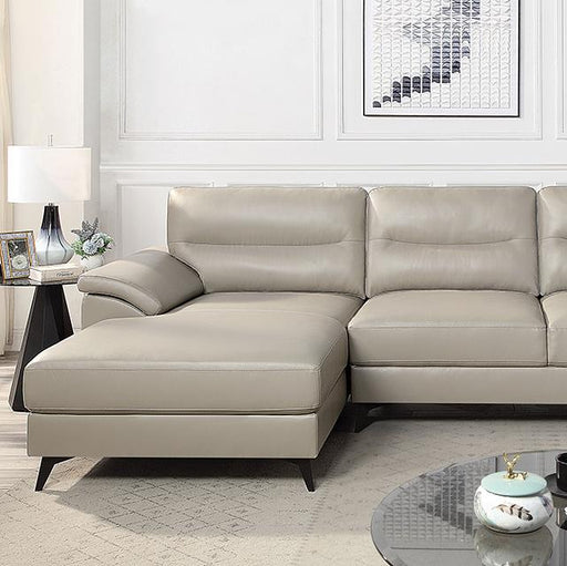 MOHLIN Sectional, Taupe - Marjories Furniture (Las Vegas, NV)