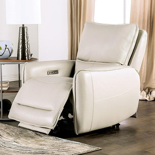 PHINEAS Power Recliner, Beige - Marjories Furniture (Las Vegas, NV)