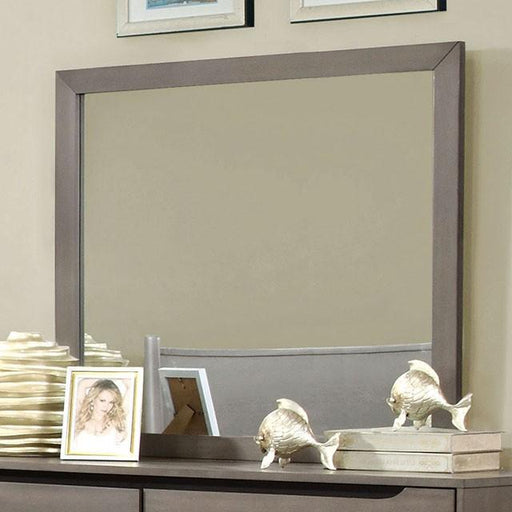 Lennart Gray Rectangular Mirror - Marjories Furniture (Las Vegas, NV)