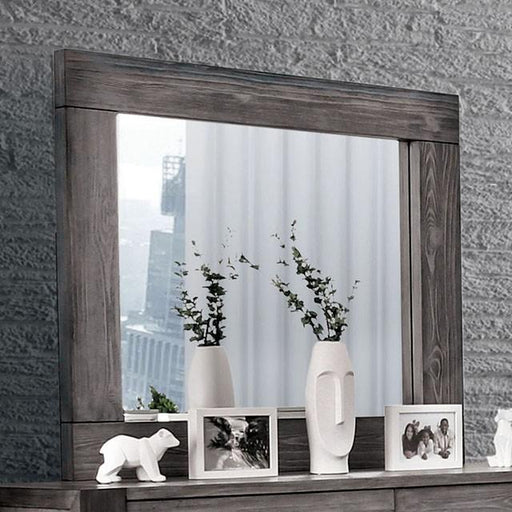 Janeiro Gray Mirror - Marjories Furniture (Las Vegas, NV)