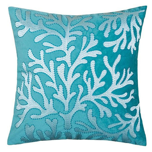 June Teal 20" X 20" Pillow, Teal - Marjories Furniture (Las Vegas, NV)