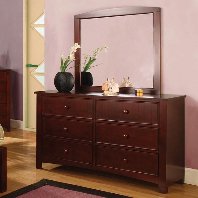 Omnus Cherry Mirror - Marjories Furniture (Las Vegas, NV)
