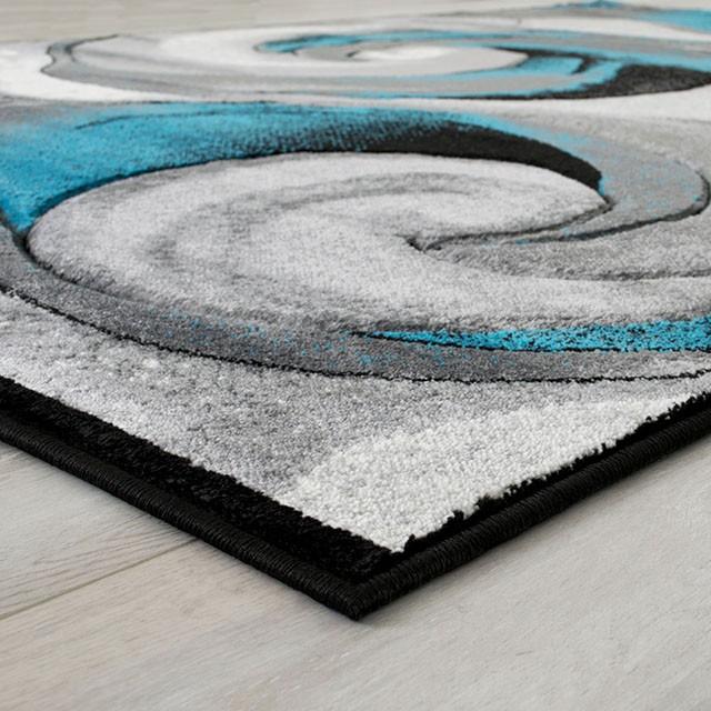 Niksar Turquoise 5' X 7' Area Rug - Marjories Furniture (Las Vegas, NV)
