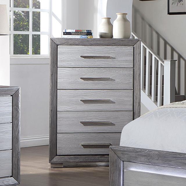 RAIDEN Chest, Gray - Marjories Furniture (Las Vegas, NV)