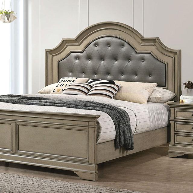 LASTHENIA Cal.King, E.King, Queen Bed - Marjories Furniture (Las Vegas, NV)
