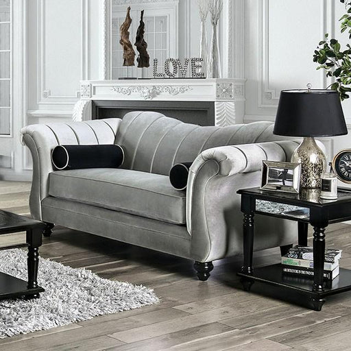 Marvin Pewter Love Seat - Marjories Furniture (Las Vegas, NV)