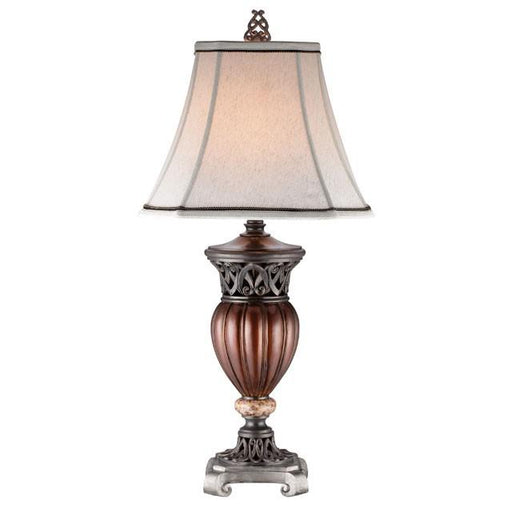 Luna Glossy Brown Table Lamp (2/CTN) - Marjories Furniture (Las Vegas, NV)