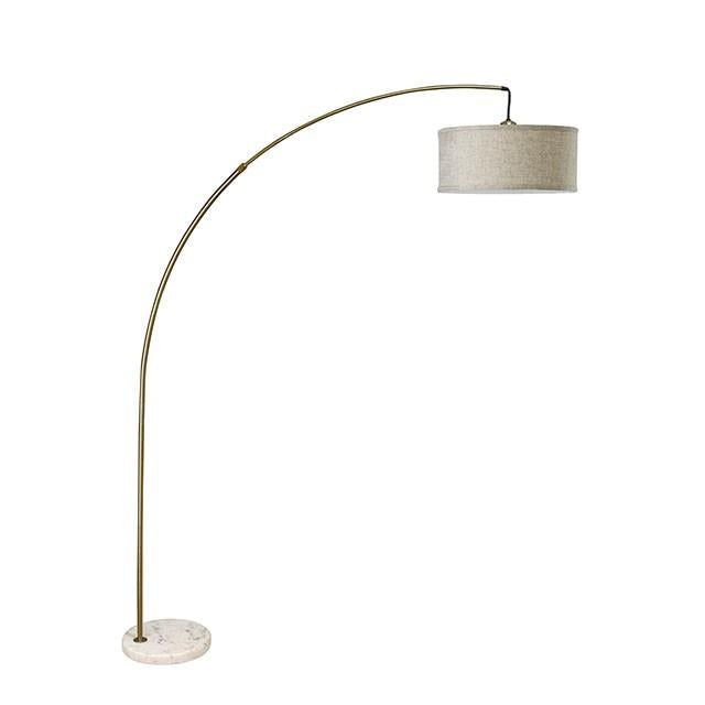 Jess Antique Gold Arch Lamp - Marjories Furniture (Las Vegas, NV)