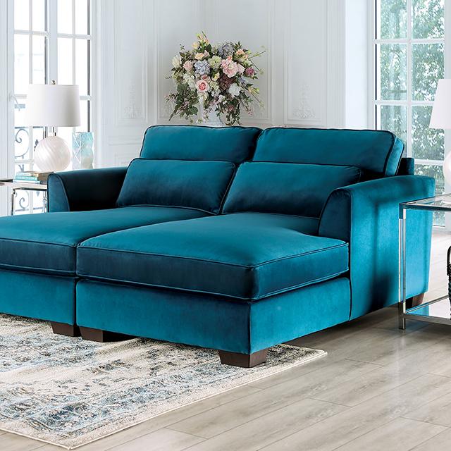 PEREGRINE Sectional, Teal - Marjories Furniture (Las Vegas, NV)