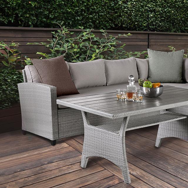 Kimara 3 & 5 Piece. Patio Dining Set - Marjories Furniture (Las Vegas, NV)