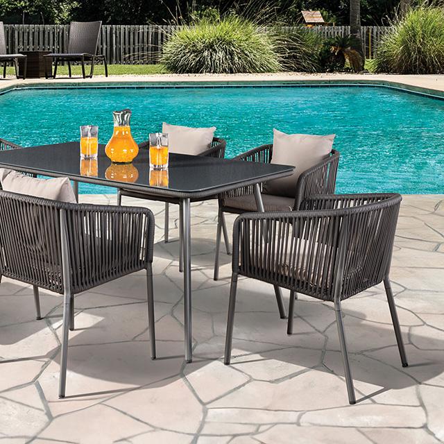 Tushari 8 Pc. Outdoor Dining Set - Marjories Furniture (Las Vegas, NV)