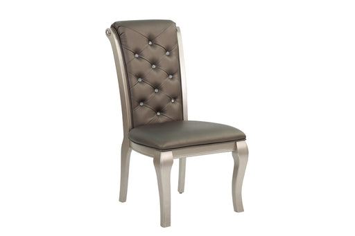 Hhdfur Dining Chair in Silver - Marjories Furniture (Las Vegas, NV)