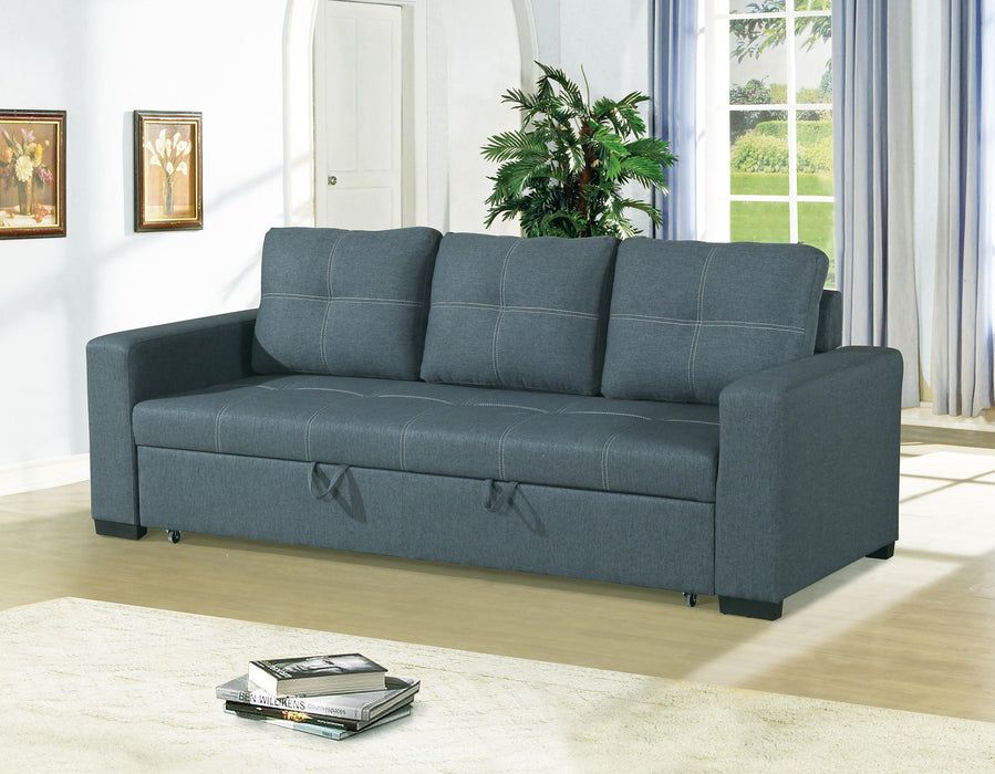 Haoind Convertible Sofa in Blue Grey - Marjories Furniture (Las Vegas, NV)