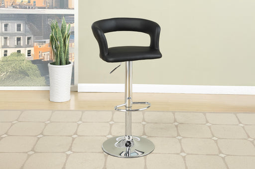 Huifur Adjustable Bar Stool in Black - Marjories Furniture (Las Vegas, NV)