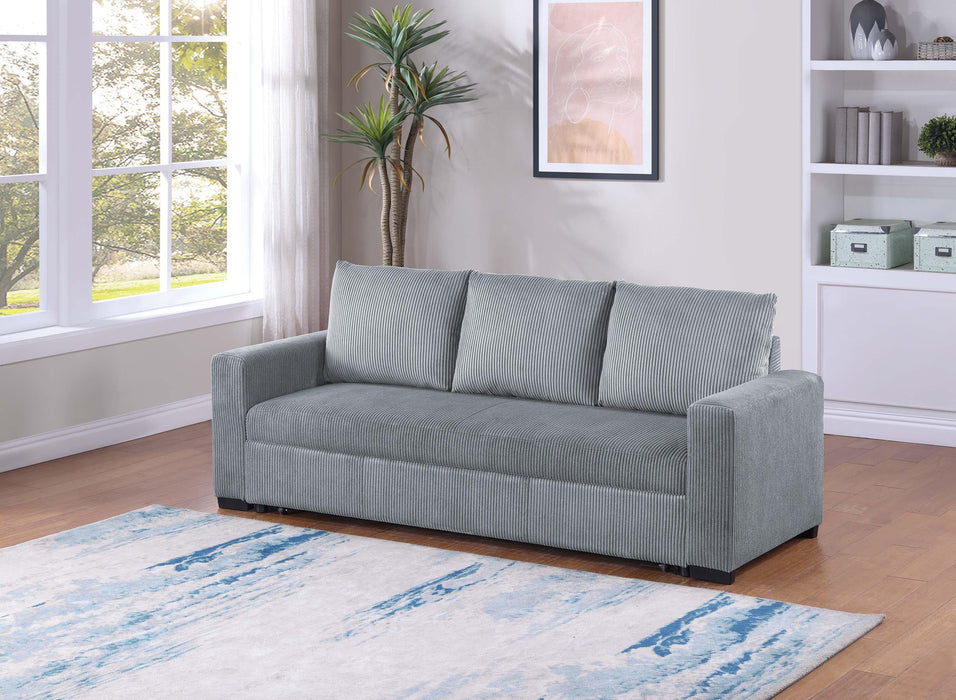 Haoind Convertible Sofa in Fog - Marjories Furniture (Las Vegas, NV)