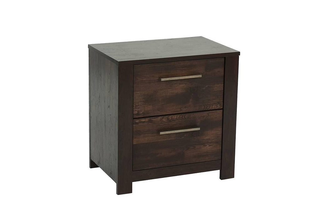 Liihen Night Stand in Mahogany - Marjories Furniture (Las Vegas, NV)