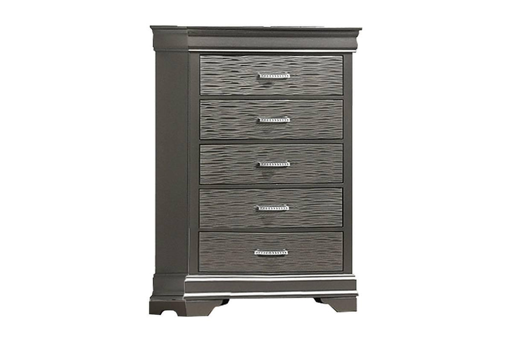 Liihfd Chest in Dark Gray - Marjories Furniture (Las Vegas, NV)