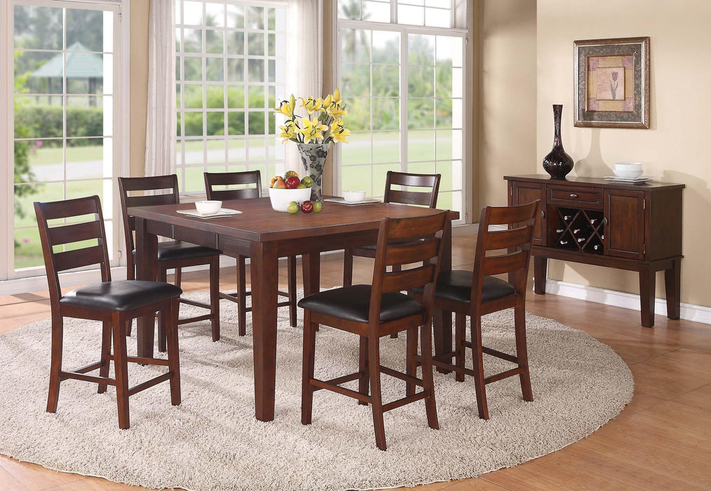 Sfvnco Counter Height Table in Walnut - Marjories Furniture (Las Vegas, NV)