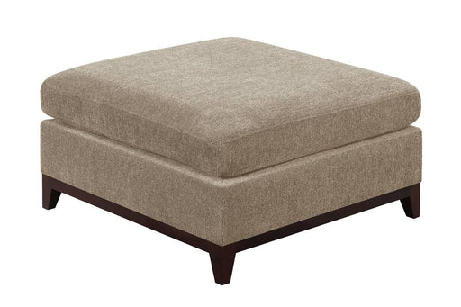 Taiyus Ottoman in Camel - Marjories Furniture (Las Vegas, NV)
