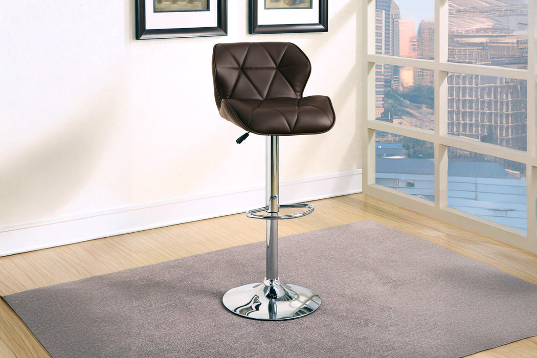 Sopfur Adjustable Bar Stool in Dark Brown - Marjories Furniture (Las Vegas, NV)