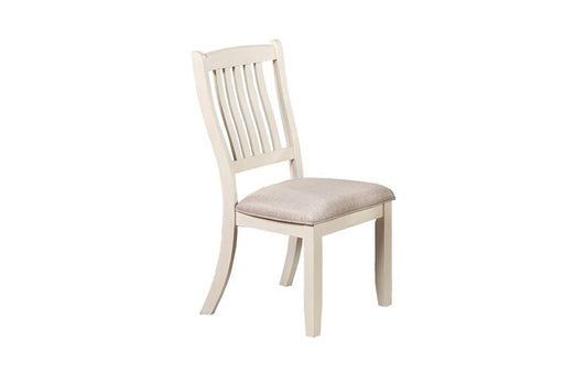 Tamich Dining Chair in Ivory/White - Marjories Furniture (Las Vegas, NV)