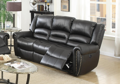 Uefurn Power Sofa in Black - Marjories Furniture (Las Vegas, NV)