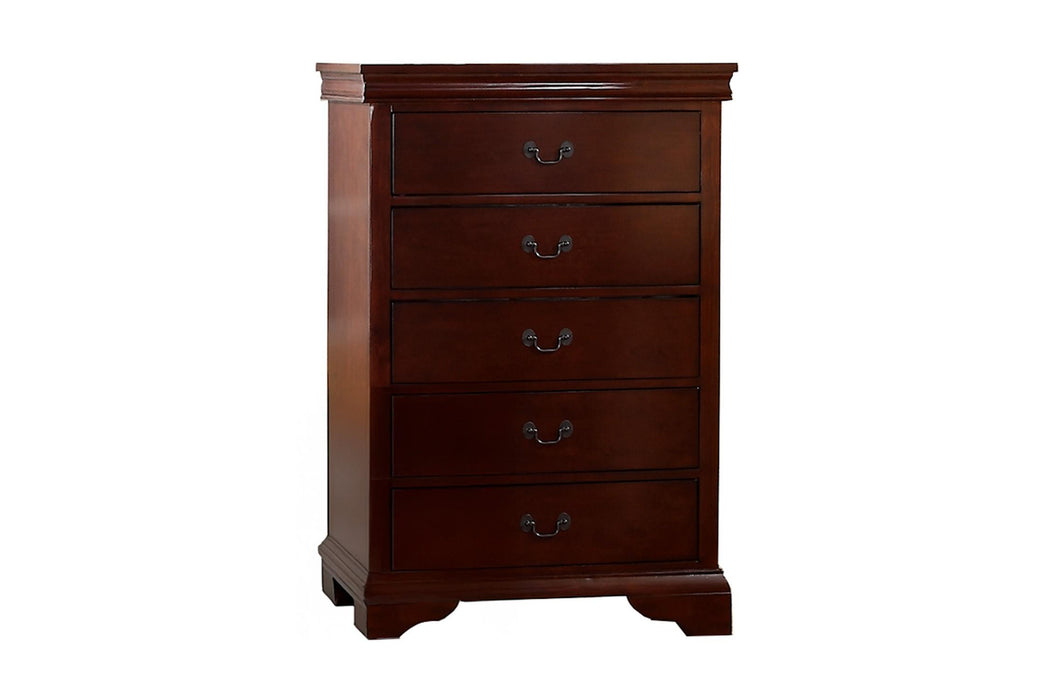 Vfvnco Chest in Cherry - Marjories Furniture (Las Vegas, NV)