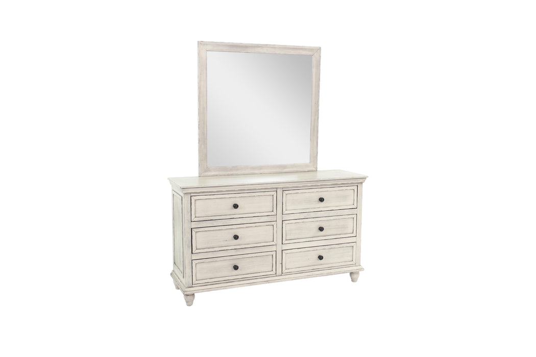 Vfvnco Dresser in Antique White - Marjories Furniture (Las Vegas, NV)