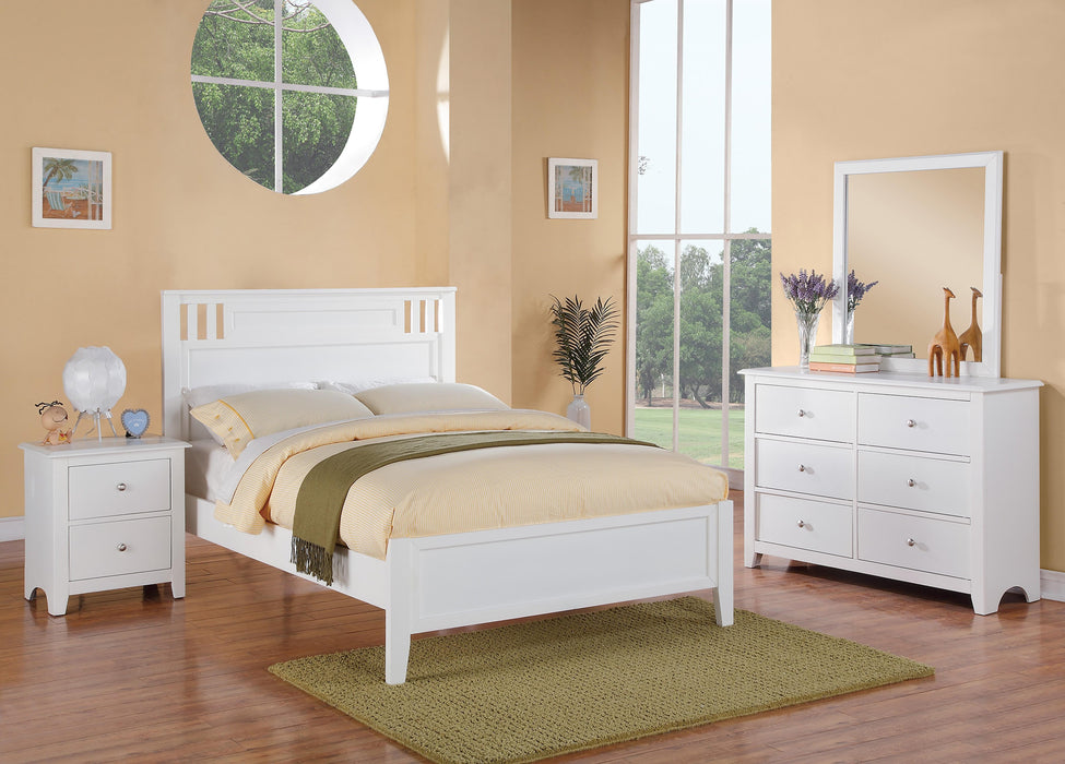 Vfvnco Full Bed in White - Marjories Furniture (Las Vegas, NV)