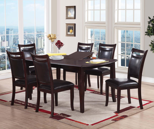 Ysheng Dining Table in Espresso - Marjories Furniture (Las Vegas, NV)
