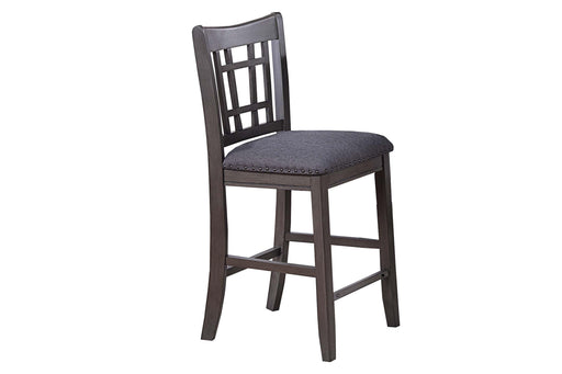 Yuewoo High Chair in Grey - Marjories Furniture (Las Vegas, NV)