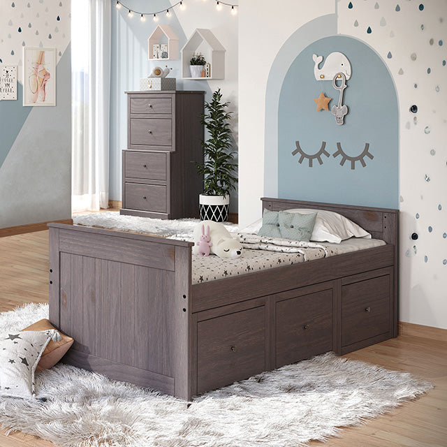 Marinos Twin Captain Bed - Marjories Furniture (Las Vegas, NV)