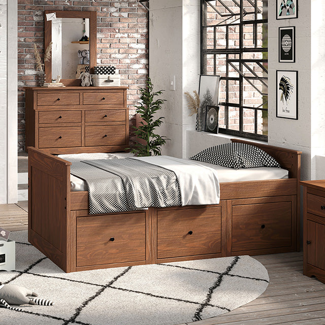 Marinos Twin Captain Bed - Marjories Furniture (Las Vegas, NV)