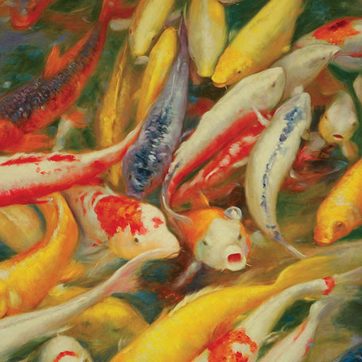 Koi Printed Canvas Painting - Marjories Furniture (Las Vegas, NV)