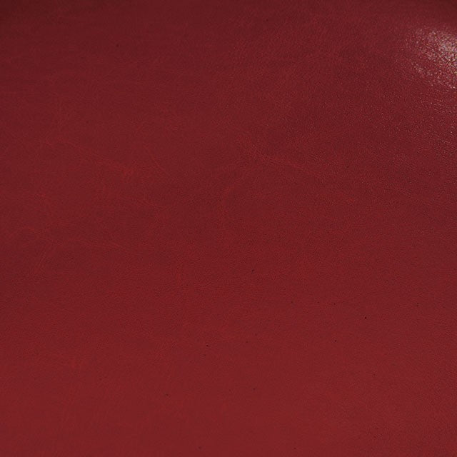 SHIRLEY Dark Oak/Red 29" Bar Stool - Marjories Furniture (Las Vegas, NV)