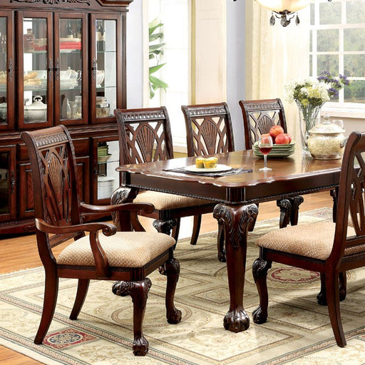 PETERSBURG I Cherry Dining Table w/ 1 X 18" Leaf - Marjories Furniture (Las Vegas, NV)