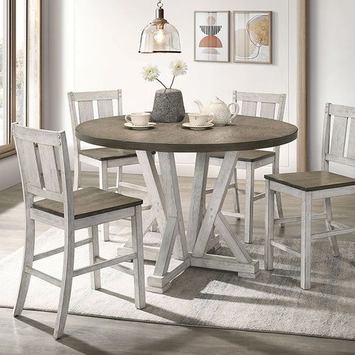 Dakota 5 Pc Counter Ht Table Set - Marjories Furniture (Las Vegas, NV)