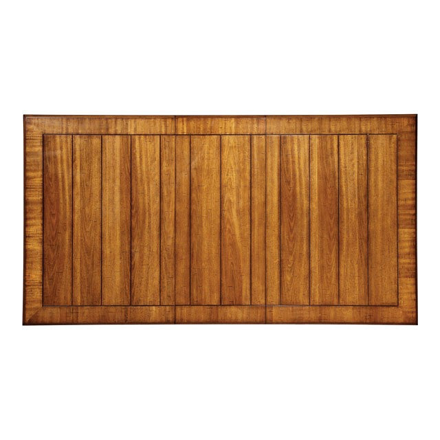 MAYVILLE Black/Antique Oak Dining Table w/ 1x18 Leaf - Marjories Furniture (Las Vegas, NV)