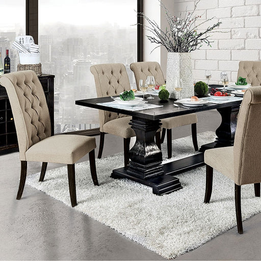 Nerissa 7 Pc Dining Table Set - Marjories Furniture (Las Vegas, NV)
