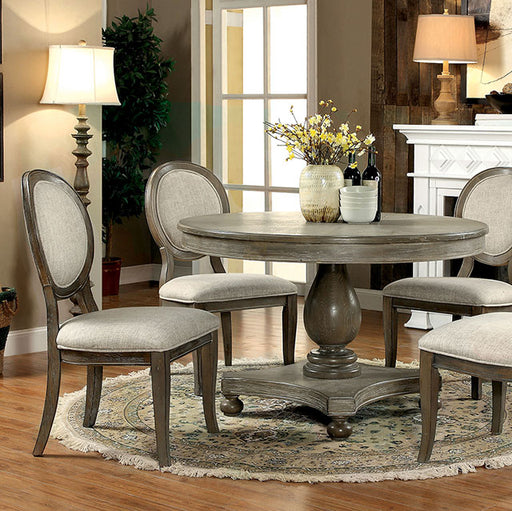 Kathryn 5 Pc Dining Table Set Rustic - Marjories Furniture (Las Vegas, NV)