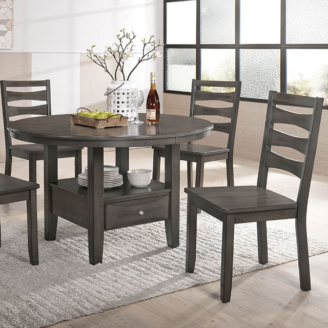 Caprice Dining Table Grey - Marjories Furniture (Las Vegas, NV)