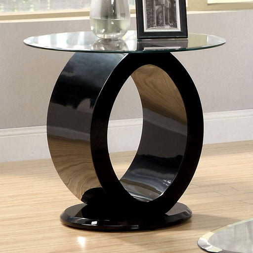 LODIA III Black End Table, Black - Marjories Furniture (Las Vegas, NV)