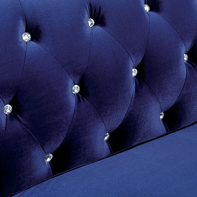 Jolanda Chair Blue & Grey - Marjories Furniture (Las Vegas, NV)
