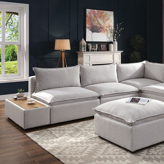 Arlene Sectional White - Marjories Furniture (Las Vegas, NV)