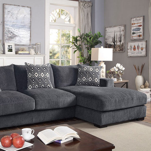 Kaylee L-Sectional w/ Right Chaise - Marjories Furniture (Las Vegas, NV)