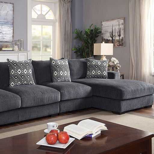 Kaylee Large L-Sectional w/ Right Chaise - Marjories Furniture (Las Vegas, NV)